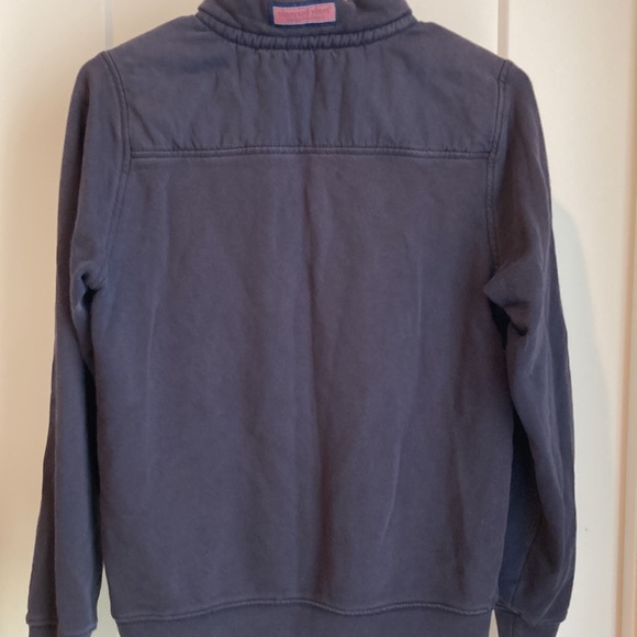 Vineyard Vines zip pullover. Kids large. Navy blue. - Picture 2 of 6